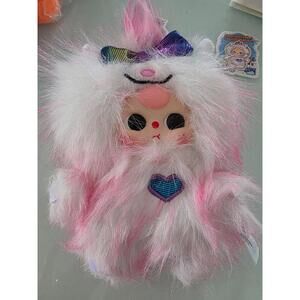 Baby Three Yeti Plush Pendant - Pink Blossom Snow Nymph - New